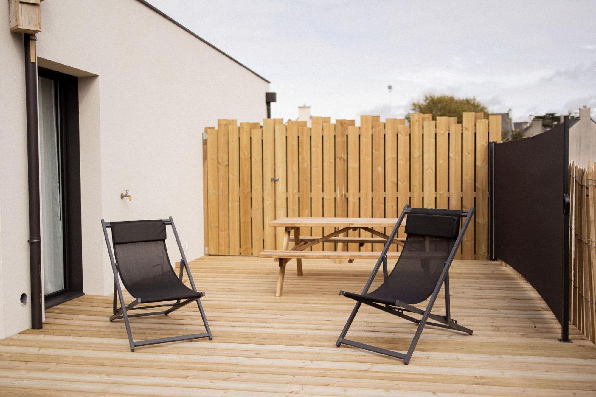 Men Louet E - Gite De Bord De Mer Ploudalmézeau Extérieur photo